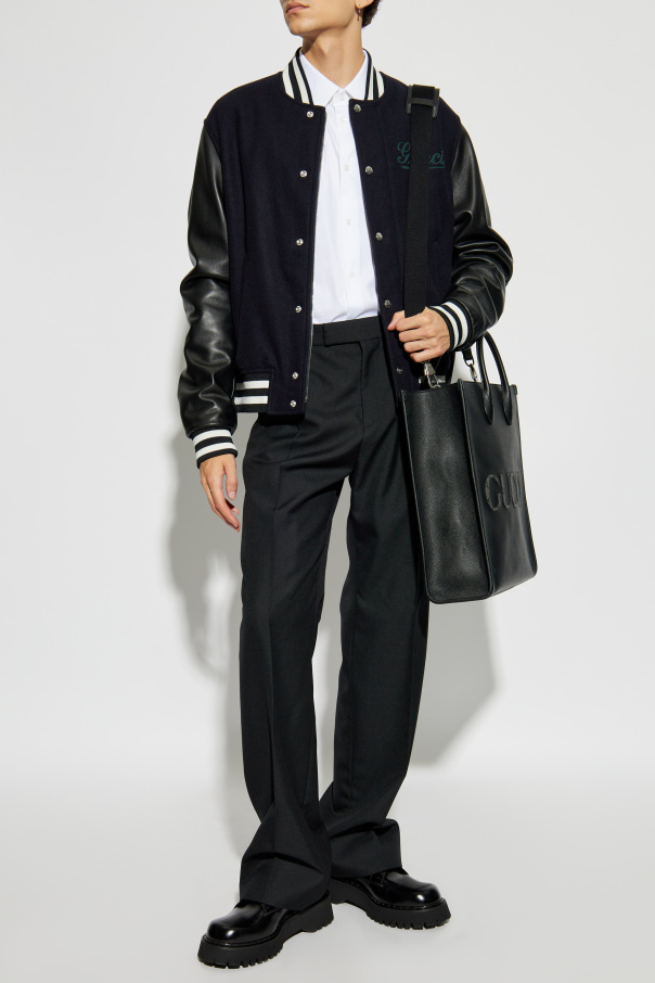 Black Jacket with Logo Gucci - Vitkac Italy
